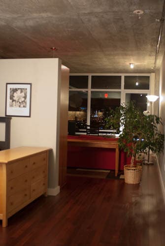 Living room from hallway - 1926 W Burnside St