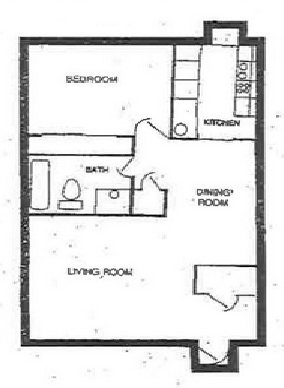 1BR/1BA - Three Fountains East