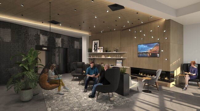 Representación del vestíbulo - Anden