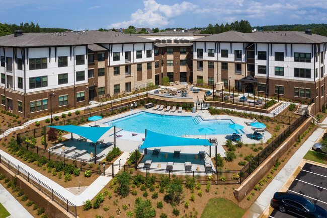 Aerial View of the Apartment - The Edison Sugarloaf Apartments