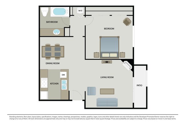 Plano de planta - The Hallie