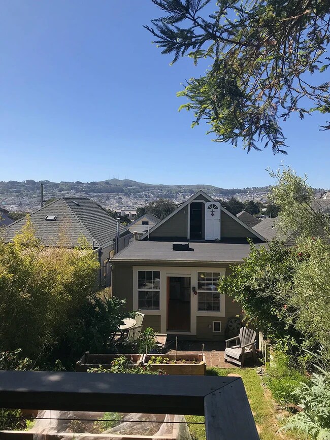 backyard from studio - 136 Marston Ave