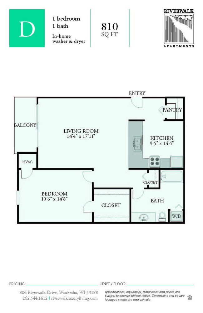 Interior Photo - Riverwalk Apartments
