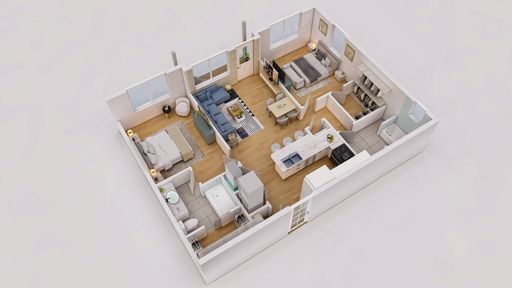 Floorplan - Cardinal Village Apartmens