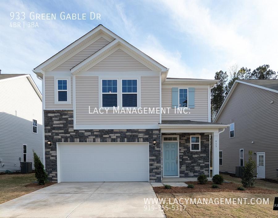 933 Green Gable Dr, Zebulon, NC 27597 House Rental in Zebulon, NC