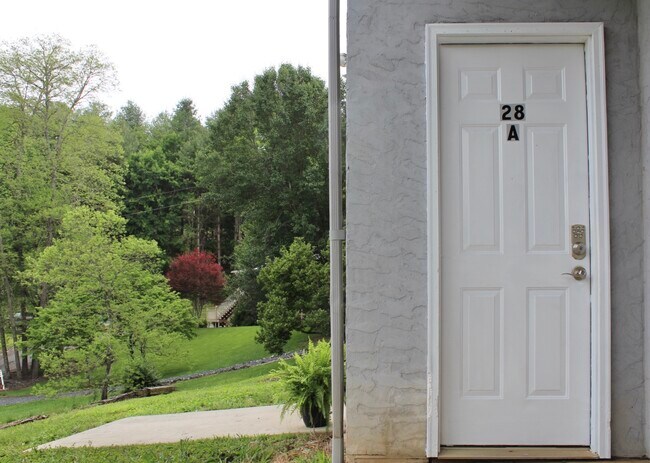 Entrada lateral justo enfrente del aparcamiento - 28 Brown Hollow Ln