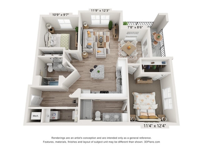 Floorplan - Citrine Apartments