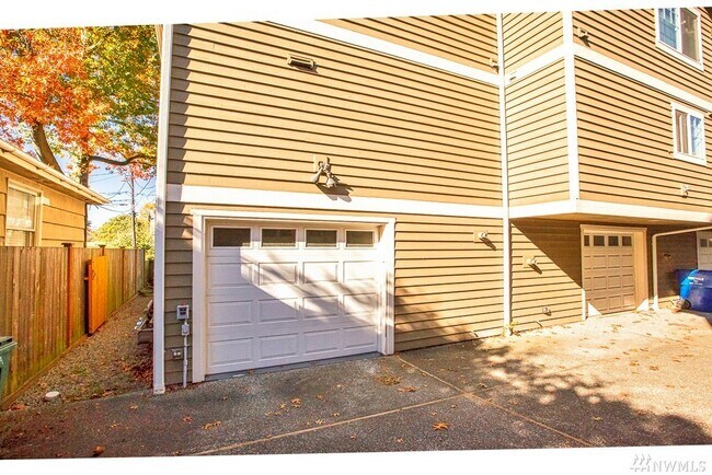 1 Car garage and side ally from back of townhouse - 7554 12th Avenue Northeast
