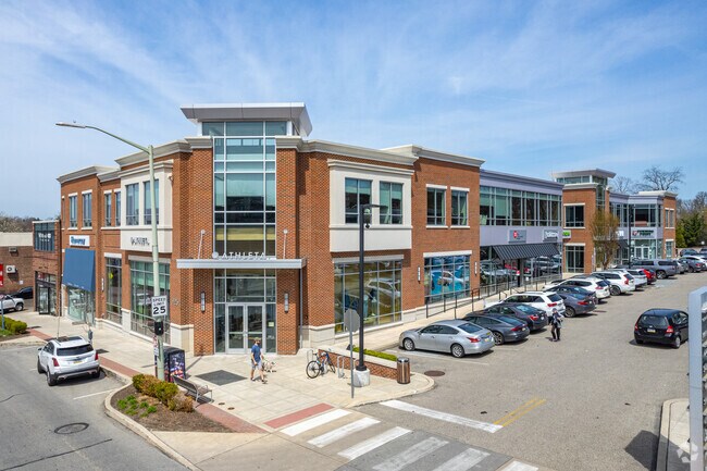 Bryn Mawr Square serves as a central retail hub, featuring a curated selection of shops and essential neighborhood services.