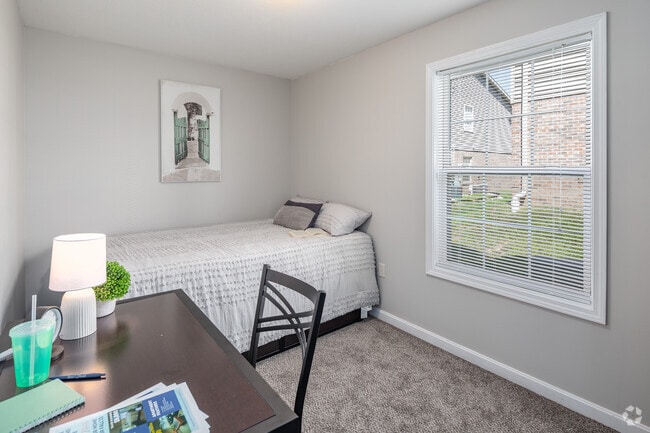 4BR, 2BA - Model - 1,200SF - Bedroom - Eagle Village