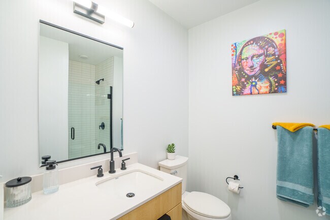 Studio - 329SF - Bathroom - The Indie