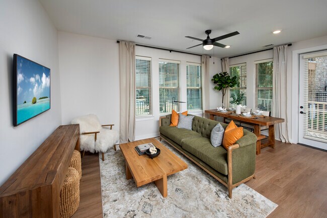 Model Living Room - Town Triangle Crossing