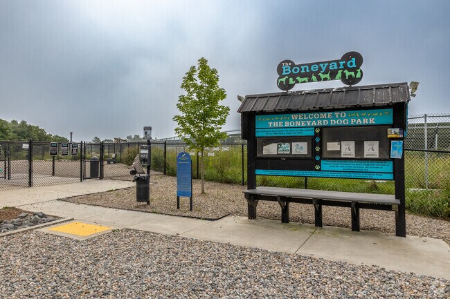 Kingston offers a state of the art dog park called the Boneyard.