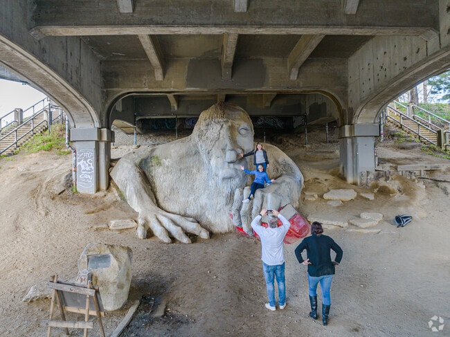 Fremont Troll is a top destination in the Fremont neighborhood.