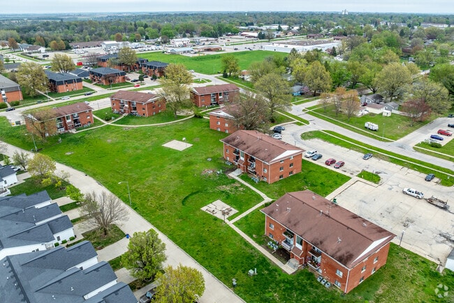 Aerial Photo - Meadow Village Apartments