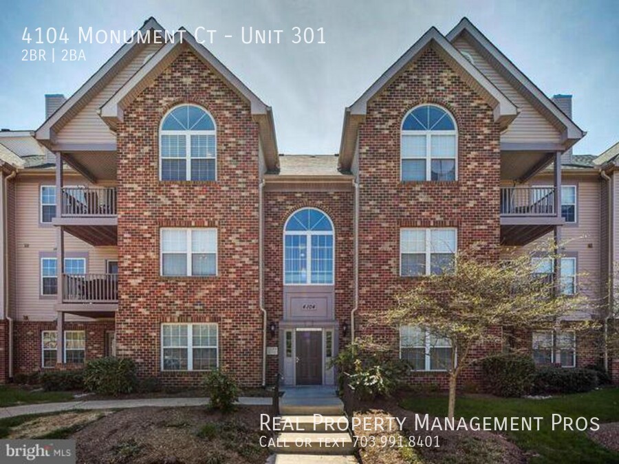 4104 Monument Ct Unit 301, Fairfax, VA 22033 Condo for Rent in