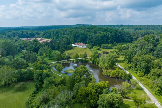 Willows Park in Newtown Square draws residents to its green spaces, fishing pond, and trails.