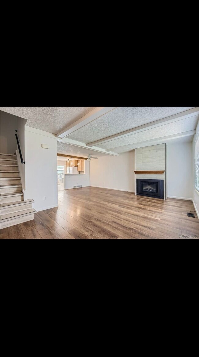 View of main floor from inside front door - 7137 S Webster St