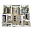 Two Bedroom / Two Bath