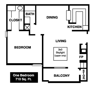 1BR/1BA - Emerald Garden Apartments