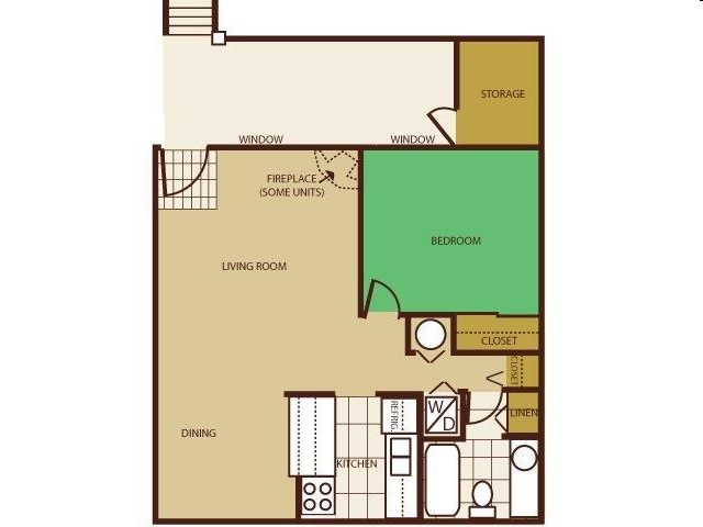 1BR/1BA - Butterfield Apartments