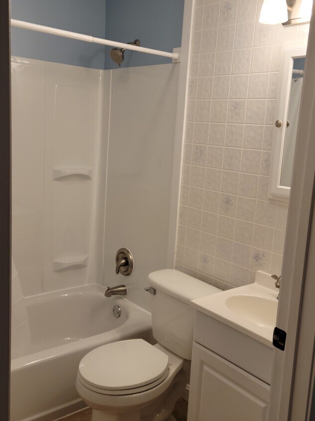 Full bath - new tub and enclosure, ceramic tile - 156 Whitestick Rd