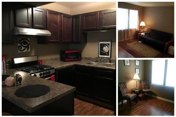 Renovated Cabinets - Oakwood Place Apartments