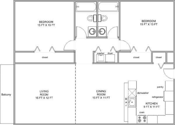 Floor Plan - 1130 Huron River N Dr