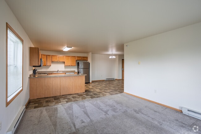 3BR, 2BA - 1,365SF - Living Room - The Pines on 37th