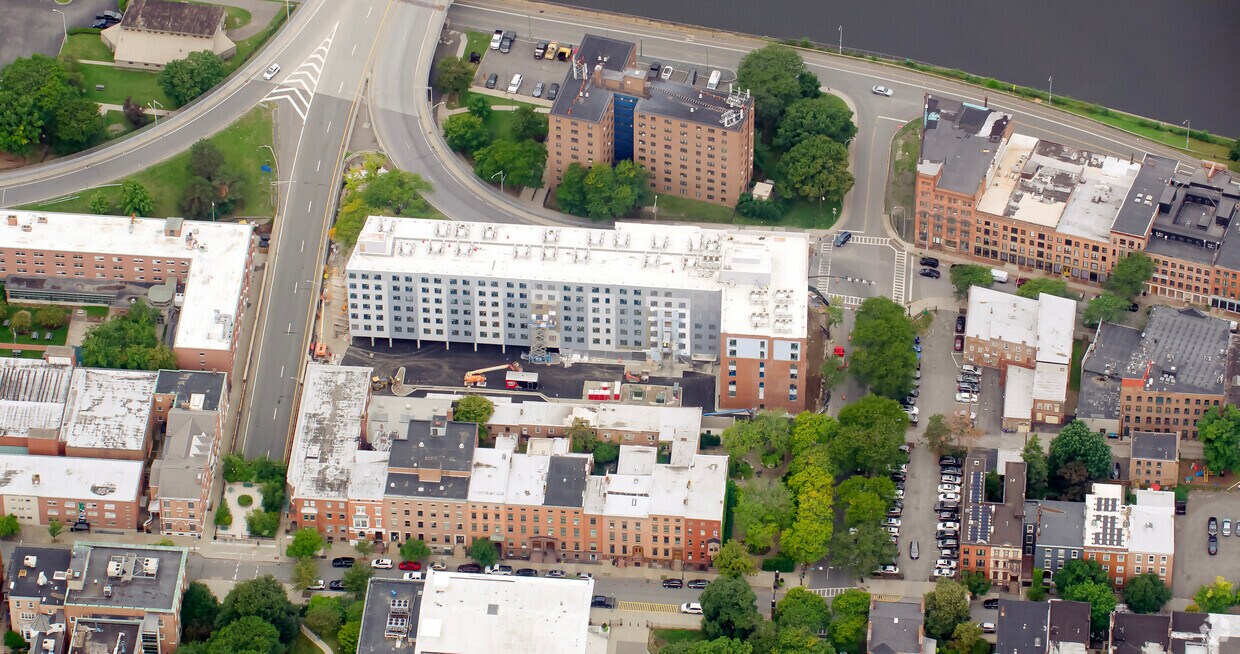 Aerial Construction Photo - John Taylor Apartments