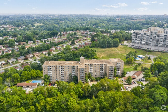 Aerial Photo - Bower Hill Apartments