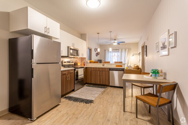 Kitchen: perspective is from the front door. - 1244 N Haven Dr