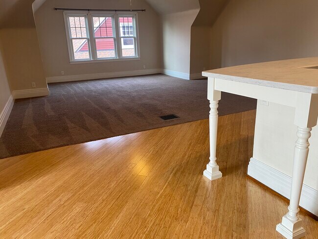 Living room (off open kitchen). - 685 Lafayette Ave