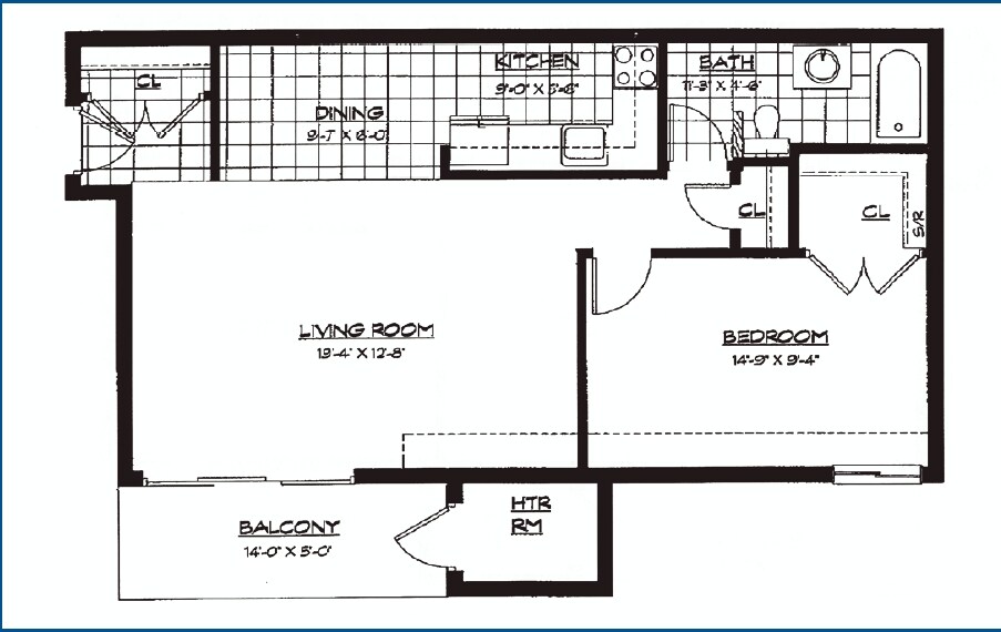 1HAB/1BA - Cynwood Club Apartments