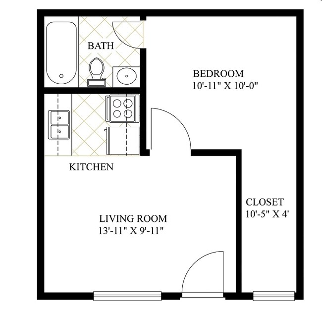 1HAB/1BA - Gator Park Apartments