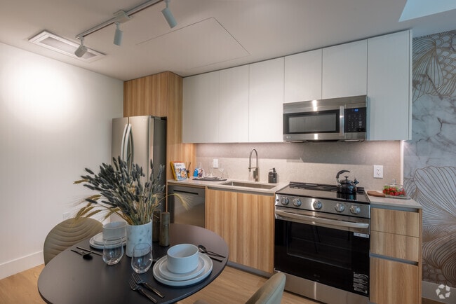 Estudio - 1BA - 555SF - Cocina - Residences at Nomi