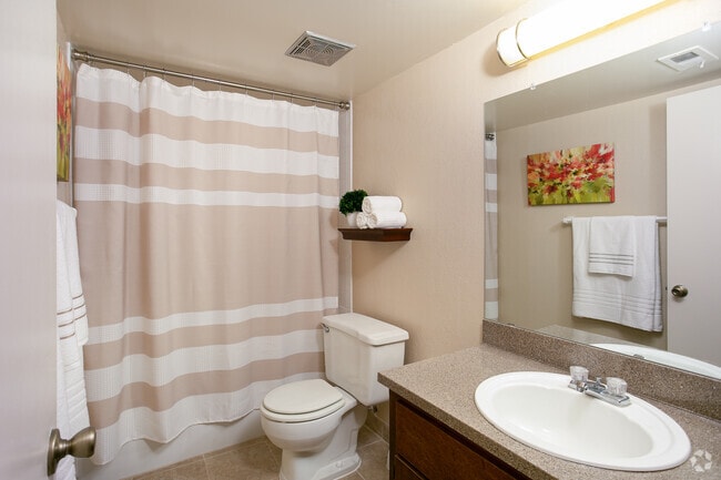 2BR-2BA_1,142sf Bathroom - Woodlake Park Apartments