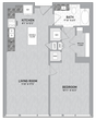 1 Bed 1 Bath-A1.8-P
