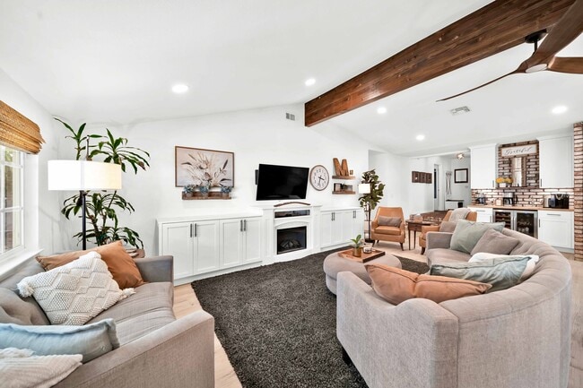 Built-in cabinets in living room for additional storage - 3075 Forest Hills Dr