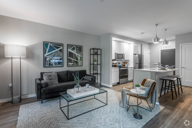 1Br, 1 Ba - 707 SF - The Sutton