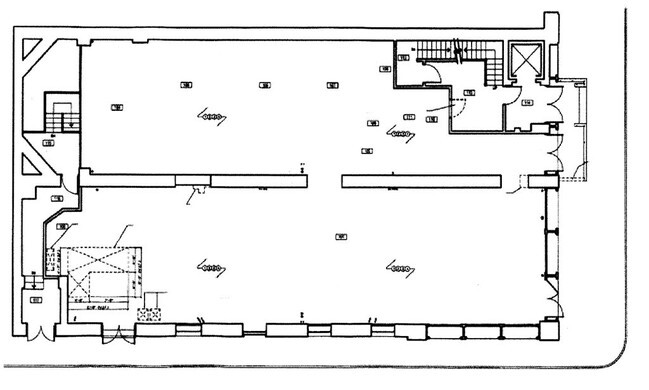 First Floor Demolition Plan - 7-9 Harrison St