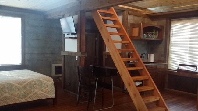 Sleeping/Workspace/Ladder to loft/Kitchenette - 13805 CO-65