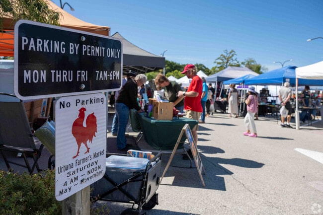 Get local produce at the Urbana Farmer's Market.