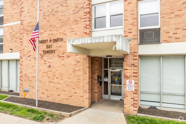 Entrance - Robert P. Smith Towers