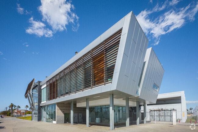 The Martin Luther King, Jr. Regional Transit Center Building in Compton.