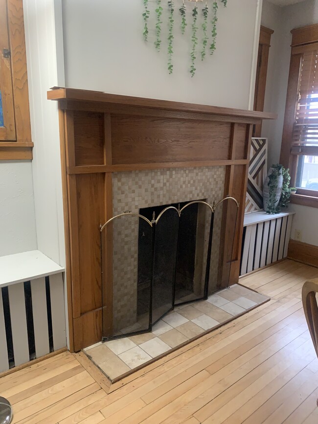 Living Room Fireplace - 100 Howell St N