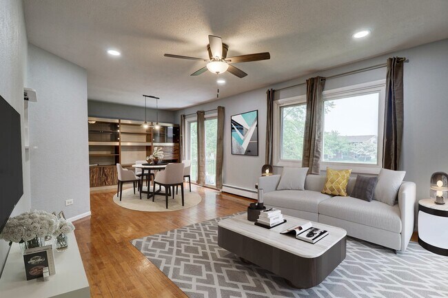 Living Room Staged - 8908 Steven Dr