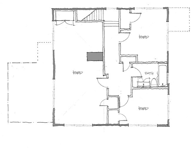 Second Floor Plan - 200 Castlewood Dr