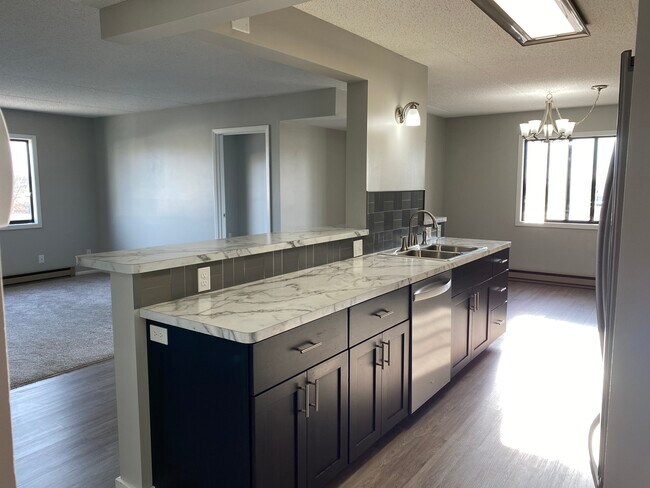 Open Kitchen to Living Room - 1110 3rd Ave N