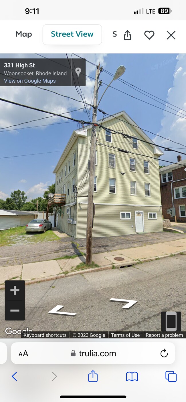 321 High St Unit 2nd front, Woonsocket, RI 02895 Apartments in